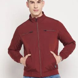 Duke Rust Slim Fit Jacket-image-70