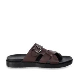 Metro Men's Brown Toe Ring Sandals-picture-35