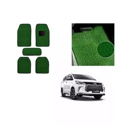 Auto Pearl Heavy Duty Anti Slip Noodle Nomad Style Car Floor Mats 5 Pcs Green for Innova Crysta 2016-image-74