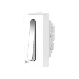 Cona StatuS 16 A Chrome Switch 2 Way White, 9921-26