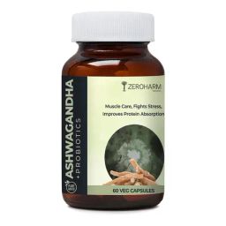 Zeroharm Ashwagandha Probiotics Capsule - 60Pcs-image-77