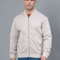Red Tape Beige Regular Fit Solid Jacket-6