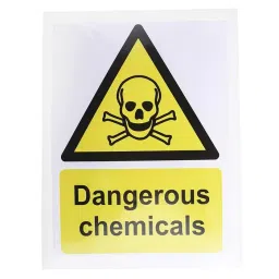 RS PRO Self-Adhesive Hazardous Substances Hazard Warning Sign (English) Model No 9175392-image-62