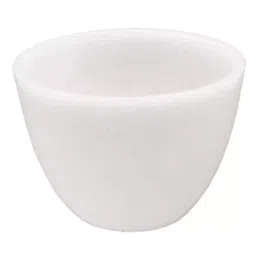 RELIGLAS 25 ml White Silica Crucibles without Lid Withstands 900°C, 11.004.04-12