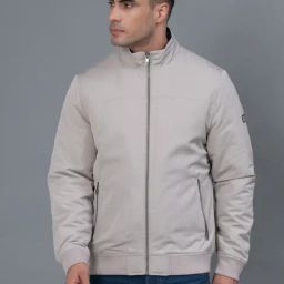 Red Tape Beige Regular Fit Solid Jacket-5