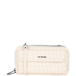 Van Heusen Beige Printed Zip Around Wallet For Women-image-6