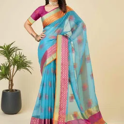 VARNI FABRICS Woven Design Zari Kota Saree-picture-30