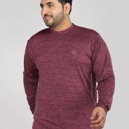 Chkokko Pink Relaxed Fit Solid T-Shirts-image-112