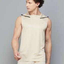 Fame Forever by Lifestyle Beige Regular Fit Hooded Sports T-Shirt-picture-38
