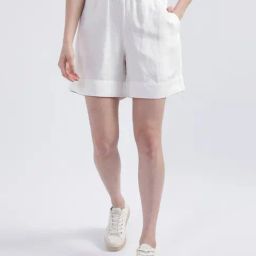 Gant White Relaxed Fit Shorts-image-4