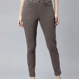 Go Colors! Grey Printed Jeggings-image-49
