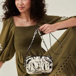 Accessorize London Beige Printed Sling Handbag-picture-40