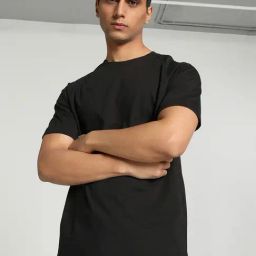 Puma Mercedes-AMG Petronas Motorsport Black Cotton Regular Fit Sports T-Shirt-image-99
