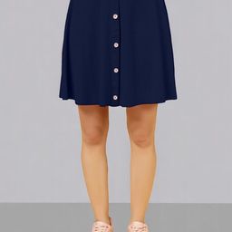 The Roadster Lifestyle Co A-Line Above Knee Skirt-image-80