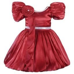 Wish Karo Girls Red Frock-image-33