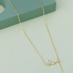 Kushal's Fashion Jewellery White Gold Polished Trendy Chain pendant for Women-picture-41