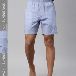 Levis Pack of 3 Men Smartskin Technology Woven Cotton Boxer Shorts with Tag Free Comfort-image-9