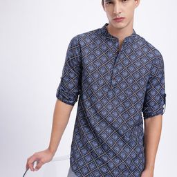 Anouk Rustic Men Ethnic Motifs Printed Kurta-picture-15