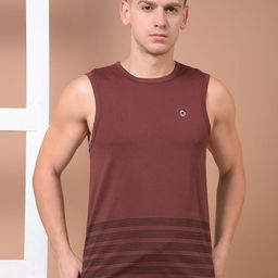 Dollar Pack Of 5 Round Neck Tank Vest AMTT-106-PO5-IMBLU-RMRS-BLK-BRN-CMLVY-picture-56