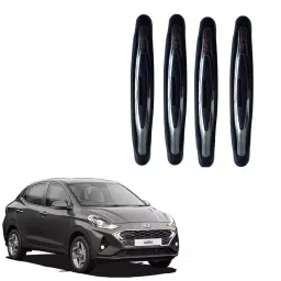 SPREADX Plastic Car Compact Black Colour Elegant Door Guard Protection Universal Type Suitable for Aura (Set of 4 Pcs)-picture-47