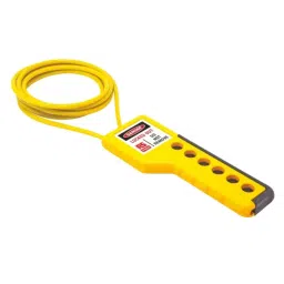 RS PRO Black, Yellow 1-Lock PVC Cable Lock, 4 mm Shackle Model No 2215271-image-93