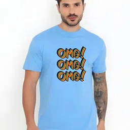 KaamBhari Typography Printed Regular Fit Pure Cotton T-shirt-picture-8
