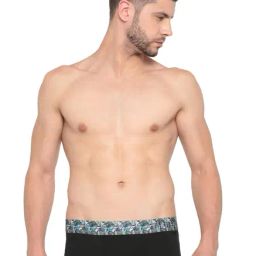 Van Heusen Black Mid Rise Regular Fit Solid Trunks-picture-38