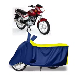 Auto Pearl Two Wheeler Cover for TVS Victor GLX - Yellow, Blue-image-81