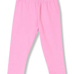 Donuts Kids Light Pink Solid Leggings-image-44
