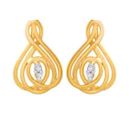 P.C. Chandra Jewellers 14 kt Gold Earrings-picture-1
