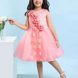 Mark and Mia Girls Floral Sleeveless Fit & Flare Dress-image-17