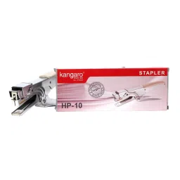 kangaro (Red) Stapler White & Silver Color Plastic Alloy Steel for Office, Home & School, HP-10-picture-28