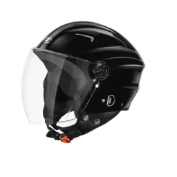 Studds RAY SUPER BLACK (600 mm) X Large Open Face Helmet, RAY SUPERBLACK-46