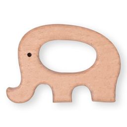 Enorme Organic Non Toxic Wooden Teethers Elephant - Brown-18