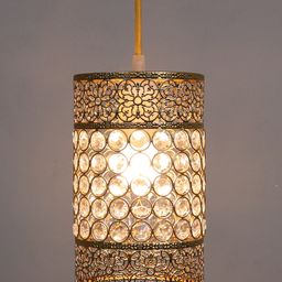Homesake Hanging golden crystal pendant Ceiling Lamp - Golden-image-31