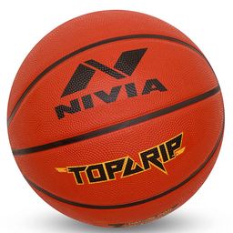 Nivia Top Grip Basketball Size 5 - Orange-21