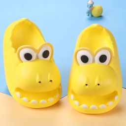 Oh! Pair Slip On Clogs with Crocodile Applique - Yellow-picture-28