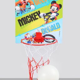 Babyhug Disney Mickey Mouse Basket Ball Play Set - Multicolor-13