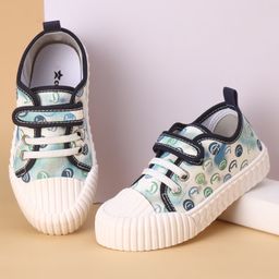 Cute Walk by Babyhug Printed Casual Shoes with Velcro Closure - Navy Blue-image-15