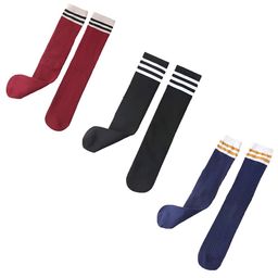 MOMISY Cotton Pack Of 3 Colour Blocked Socks - Multi Colour-image-95