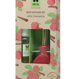 Iris Homefragrances Fragrance Reed Diffuser Set With Oil 45 ml Ceramic Pot and Diffuser Stick - Fragrance Apple Cinnamon image 2
