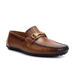 ROSSO BRUNELLO Men Leather Formal Loafers-image-99