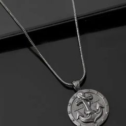 Voylla Black Eclipse Anchor of Hope Pendant-picture-6