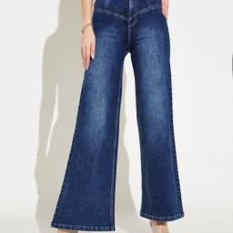 Miss Chase Blue Denim Solid Jeans-picture-18