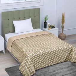 Romee Multi Cotton Geometric Blankets Quilts and Dohars-13