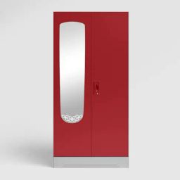 Godrej Interio Slimline Baked Apple Alloy Steel 2 Door Almirah-image-98