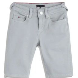 Tommy Hilfiger Kids Cinder Blue Slim Fit Shorts-picture-18