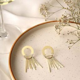 Priyaasi Gold Plated Drop Earring-30