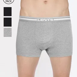 Levis Men Pack of 4 Solid Trunks-image-11