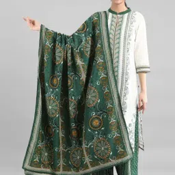 Aurelia Green Printed Dupatta-picture-42